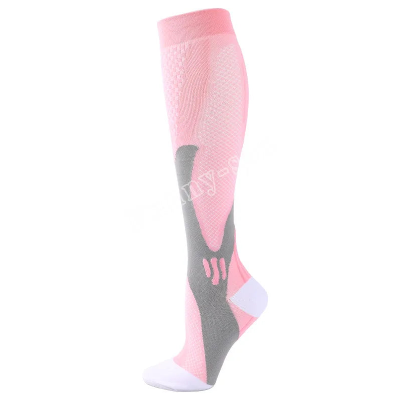 Compression Socks Running Sports Socks Medical Nursing 20-30Mmhg for Flight Travel Pregnancy Edema Diabetes Varicose Veins Socks