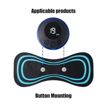 Neck Massager Gel Pads Trainer Hip Exerciser Replacement Slimming Tens Body Massager Patch Muscle Stimulator Sticker Gels