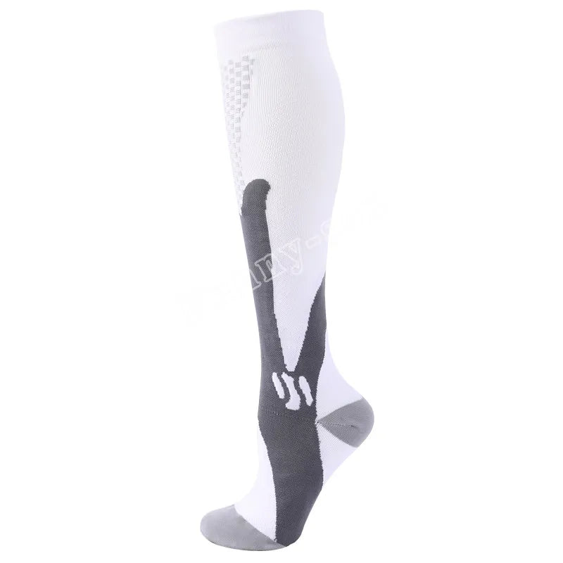 Compression Socks Running Sports Socks Medical Nursing 20-30Mmhg for Flight Travel Pregnancy Edema Diabetes Varicose Veins Socks